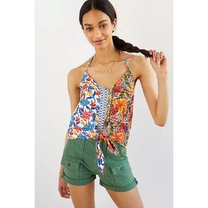 Anthropologie Farm Rio Spliced Cami